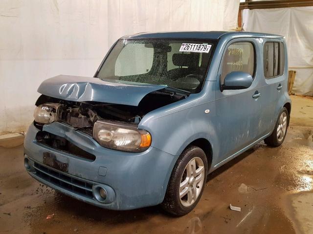 JN8AZ28RX9T114869 - 2009 NISSAN CUBE BASE BLUE photo 2