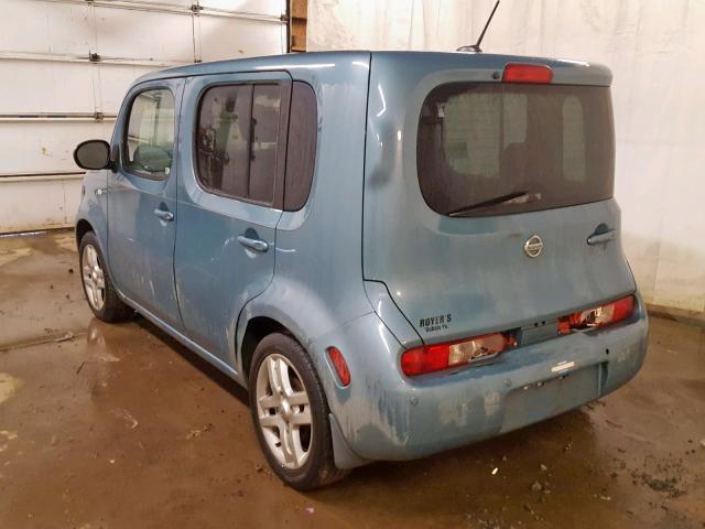 JN8AZ28RX9T114869 - 2009 NISSAN CUBE BASE BLUE photo 3