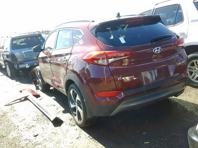 KM8J33A24GU150804 - 2016 HYUNDAI TUCSON LIM BURGUNDY photo 3