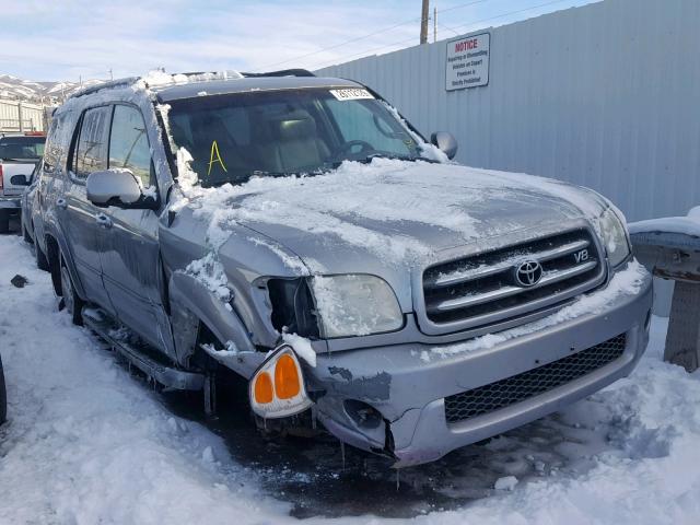 5TDBT48A42S084232 - 2002 TOYOTA SEQUOIA LI SILVER photo 1