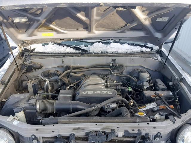 5TDBT48A42S084232 - 2002 TOYOTA SEQUOIA LI SILVER photo 7