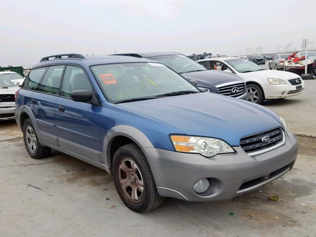 4S4BP61C677334532 - 2007 SUBARU LEGACY OUT BLUE photo 1