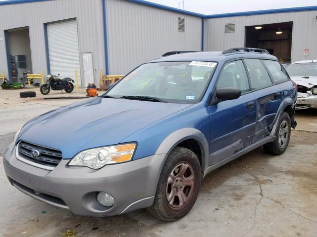 4S4BP61C677334532 - 2007 SUBARU LEGACY OUT BLUE photo 2