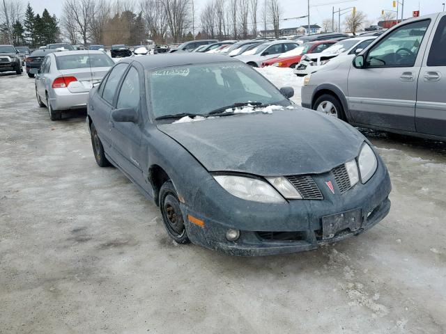 1G2JB52F147181365 - 2004 PONTIAC SUNFIRE SL GREEN photo 1