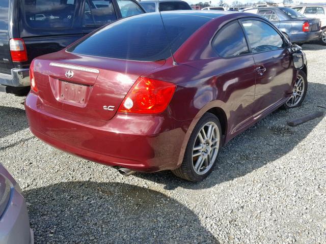 JTKDE177550032406 - 2005 TOYOTA SCION TC 栗色 照片 4