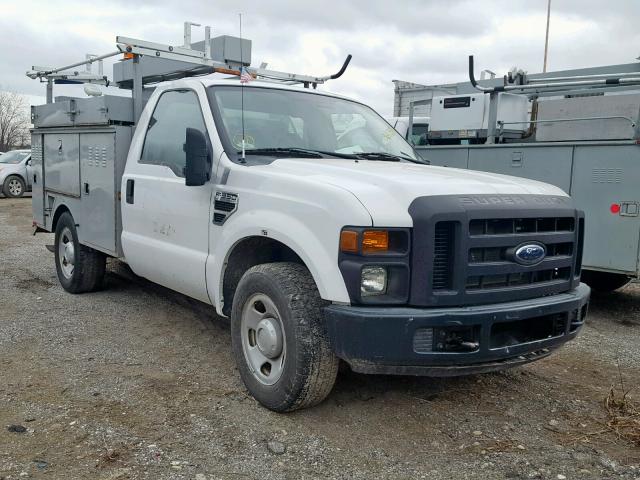 1FDWF305X8EC89632 - 2008 FORD F350 SRW S WHITE photo 1