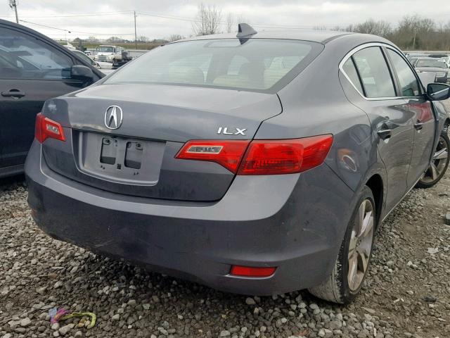 19VDE1F72DE010144 - 2013 ACURA ILX 20 TEC GRAY photo 4