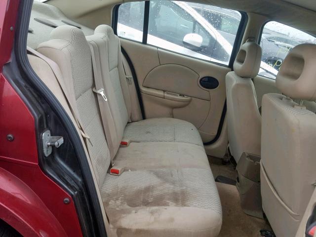 1G8AJ55F57Z101224 - 2007 SATURN ION LEVEL MAROON photo 6