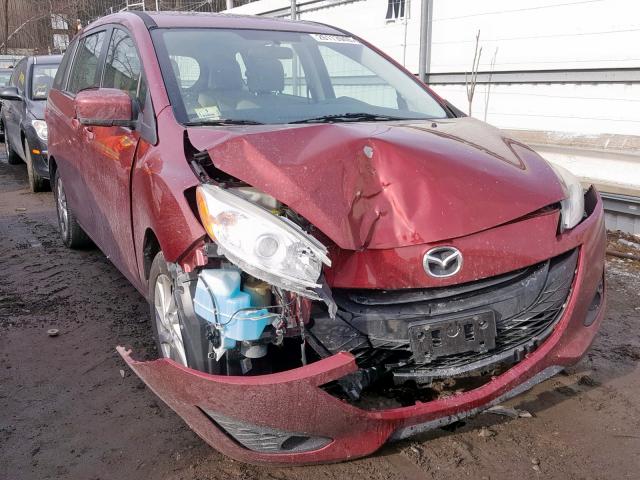 JM1CW2BL7C0107663 - 2012 MAZDA 5 RED photo 1