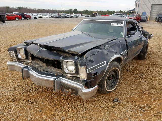 5G21S239164 - 1975 FORD TORINO ELI BLACK photo 2