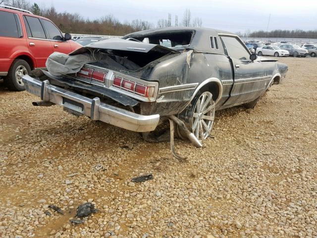 5G21S239164 - 1975 FORD TORINO ELI BLACK photo 4