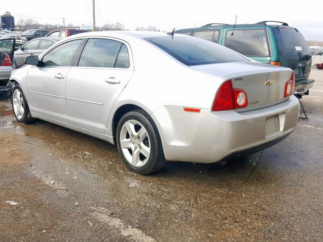 1G1ZB5E17BF323809 - 2011 CHEVROLET MALIBU LS 银色 照片 3