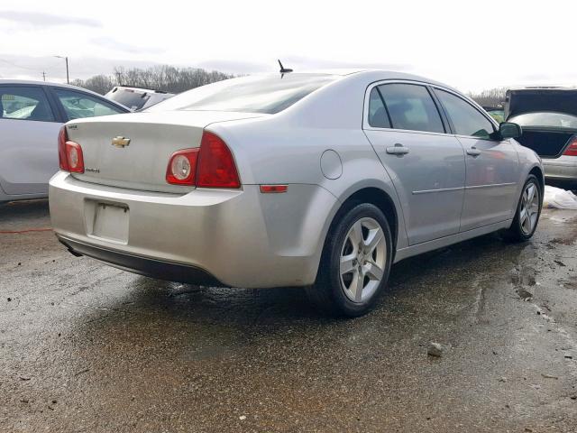 1G1ZB5E17BF323809 - 2011 CHEVROLET MALIBU LS 银色 照片 4