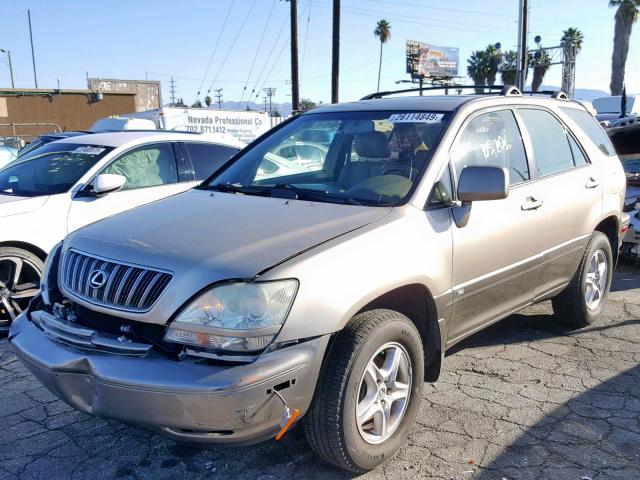 JTJGF10U130158371 - 2003 LEXUS RX 300 TAN photo 2