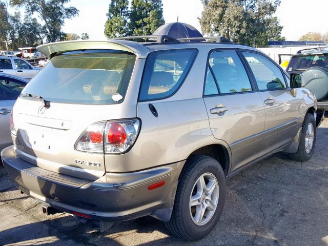 JTJGF10U130158371 - 2003 LEXUS RX 300 TAN photo 4