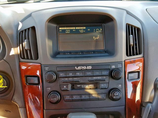 JTJGF10U130158371 - 2003 LEXUS RX 300 TAN photo 9