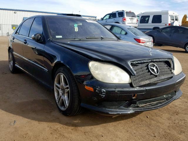 WDBNG76J33A345644 - 2003 MERCEDES-BENZ S 600 BLACK photo 1