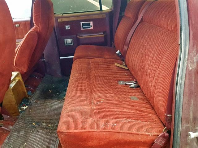 1GKER16K4LF534473 - 1990 GMC SUBURBAN R MAROON photo 6