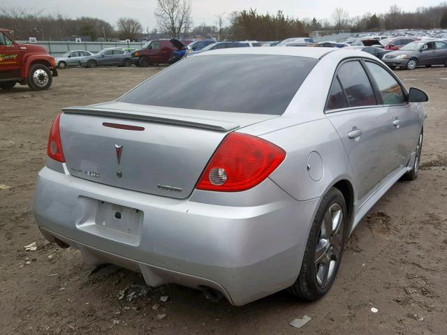 1G2ZM577194121805 - 2009 PONTIAC G6 GXP SILVER photo 4