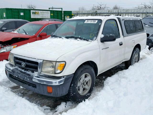 5TENL42N9YZ712967 - 2000 TOYOTA TACOMA WHITE photo 2