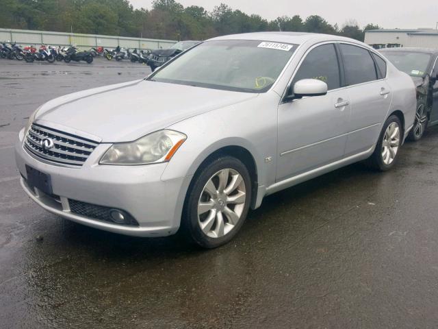 JNKAY01FX6M255240 - 2006 INFINITI M35 BASE GRAY photo 2