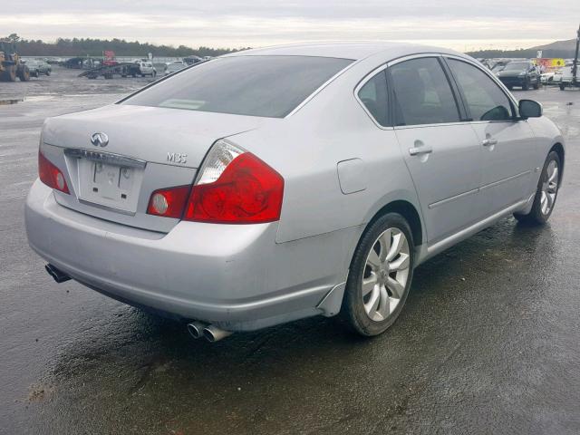 JNKAY01FX6M255240 - 2006 INFINITI M35 BASE GRAY photo 4