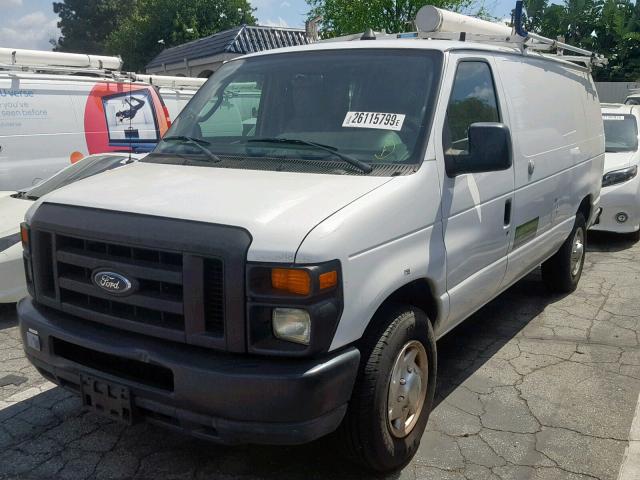 1FTNE2EL5ADA47492 - 2010 FORD ECONOLINE WHITE photo 2