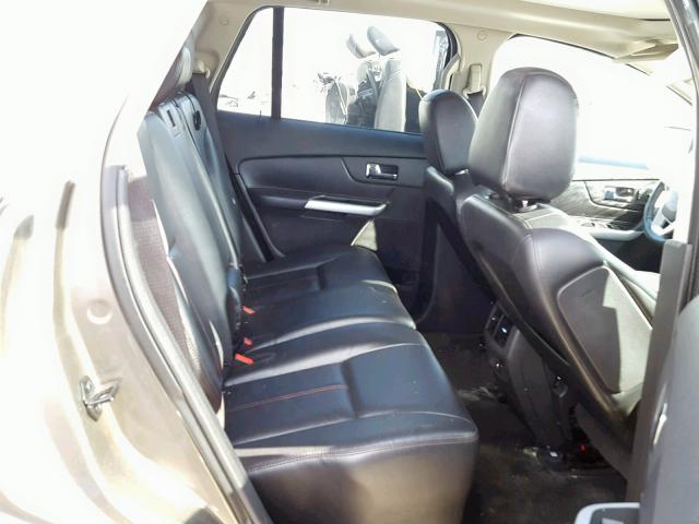 2FMDK3JC9DBC30433 - 2013 FORD EDGE SEL BROWN photo 6