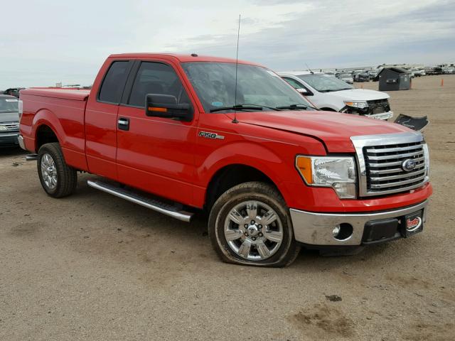 1FTEX1CM6BFC90136 - 2011 FORD F150 SUPER RED photo 1