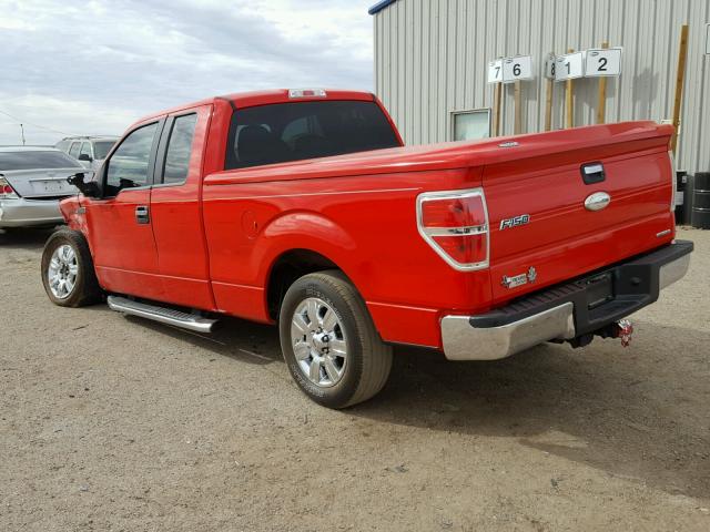 1FTEX1CM6BFC90136 - 2011 FORD F150 SUPER RED photo 3