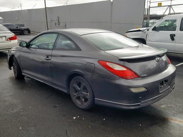 4T1CE30P07U753586 - 2007 TOYOTA CAMRY SOLA GRAY photo 3