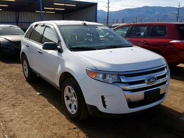 2FMDK4GCXEBA06280 - 2014 FORD EDGE SE WHITE photo 1