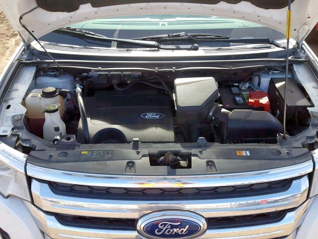 2FMDK4GCXEBA06280 - 2014 FORD EDGE SE WHITE photo 7