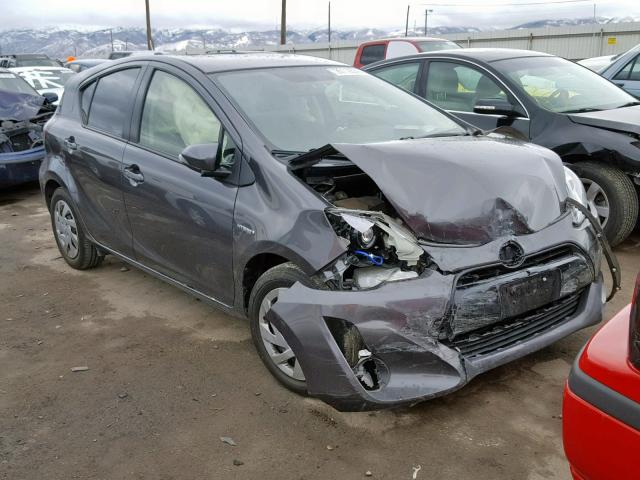 JTDKDTB34F1106489 - 2015 TOYOTA PRIUS C GRAY photo 1