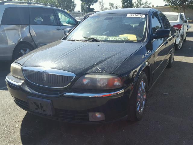 1LNHM86S34Y605762 - 2004 LINCOLN LS BLACK photo 2