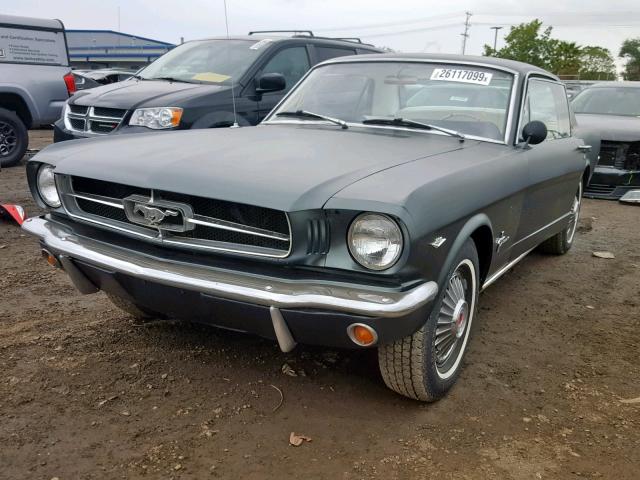 5R07C161814 - 1965 FORD MUSTANG GRAY photo 2