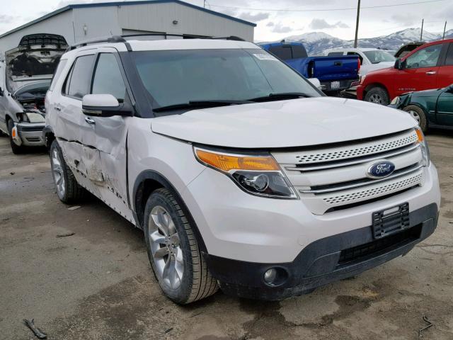 1FMHK8F82CGA04647 - 2012 FORD EXPLORER L WHITE photo 1