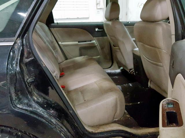 1FAHP24W29G104671 - 2009 FORD TAURUS SEL BLACK photo 6