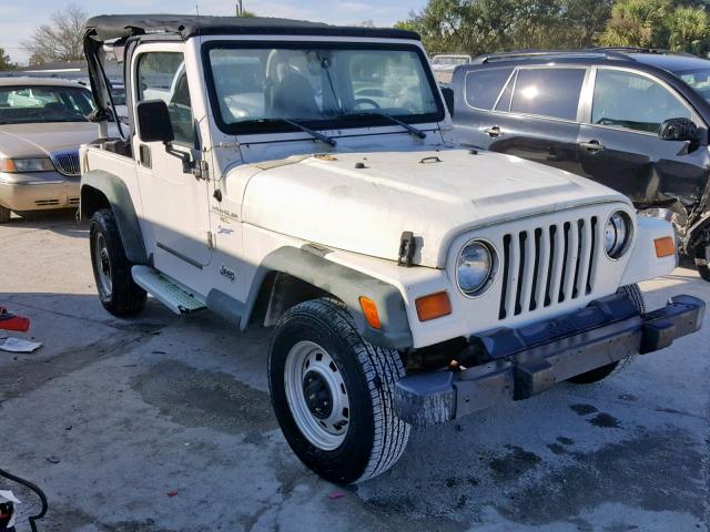 1J4FY19S1WP747355 - 1998 JEEP WRANGLER / WHITE photo 1