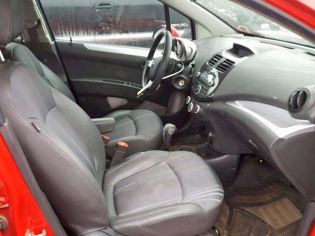 KL8CB6S97DC510557 - 2013 CHEVROLET SPARK LS RED photo 5