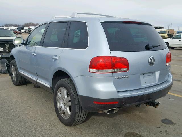 WVGCM67L34D018278 - 2004 VOLKSWAGEN TOUAREG 4. BLUE photo 3