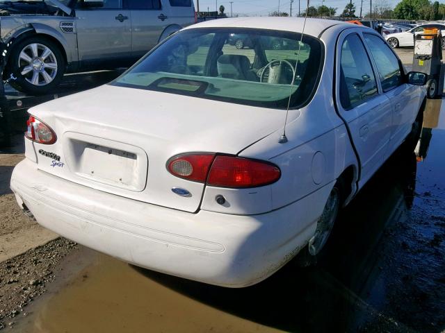 1FALP6534TK209125 - 1996 FORD CONTOUR GL WHITE photo 4