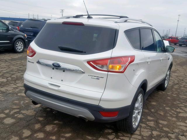 1FMCU9JX3EUE24964 - 2014 FORD ESCAPE TIT WHITE photo 4