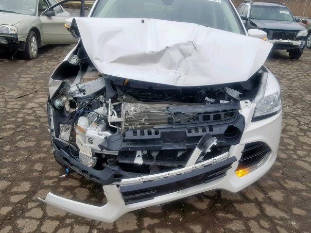 1FMCU9JX3EUE24964 - 2014 FORD ESCAPE TIT WHITE photo 7