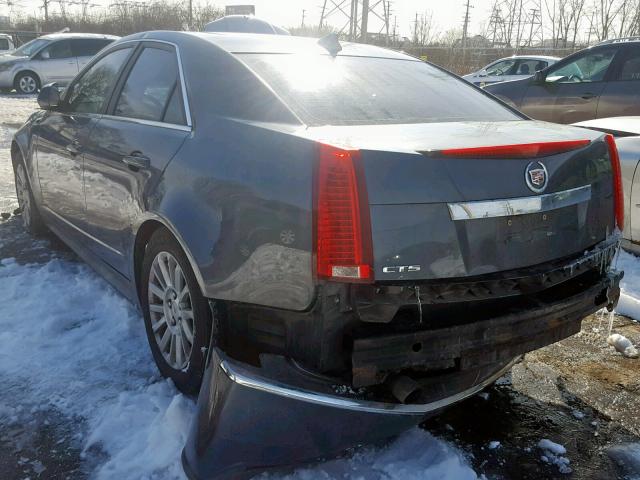 1G6DE5EY5B0133535 - 2011 CADILLAC CTS LUXURY GRAY photo 3