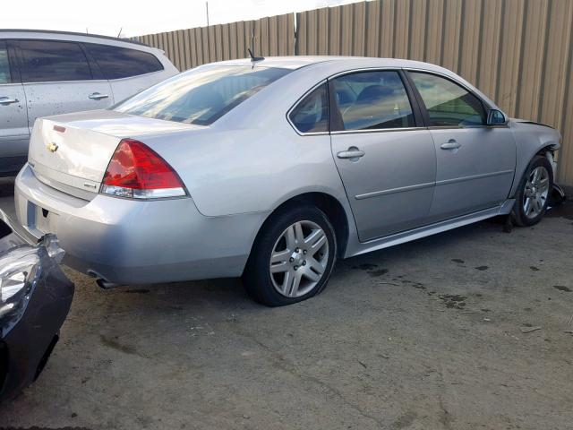 2G1WB5E30E1130580 - 2014 CHEVROLET IMPALA LIM SILVER photo 4