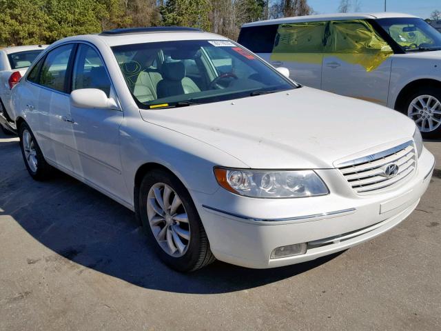 KMHFC46F46A126199 - 2006 HYUNDAI AZERA SE WHITE photo 1