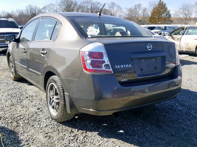 3N1AB61E78L606747 - 2008 NISSAN SENTRA 2.0 GRAY photo 3