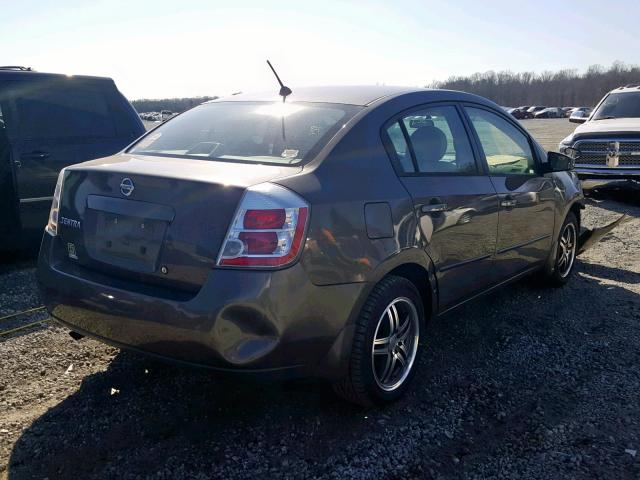 3N1AB61E78L606747 - 2008 NISSAN SENTRA 2.0 GRAY photo 4