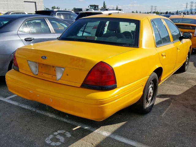 2FAHP71W66X141150 - 2006 FORD CROWN VICT YELLOW photo 4